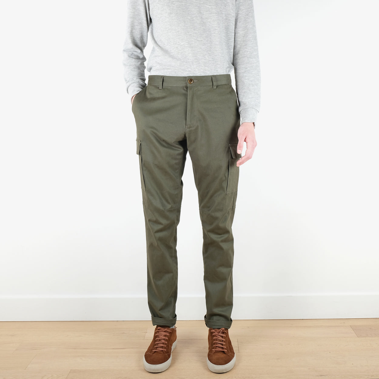 Olive Moleskin Expedition Pant