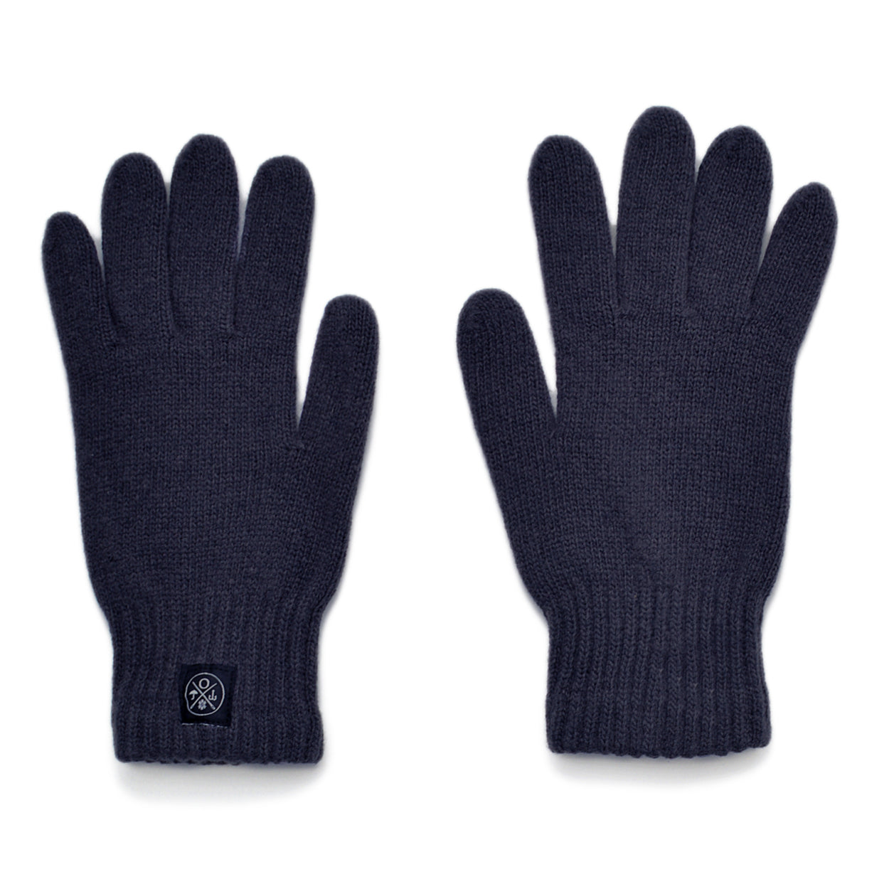 Navy Full Finger Wool Gloves – Outclass