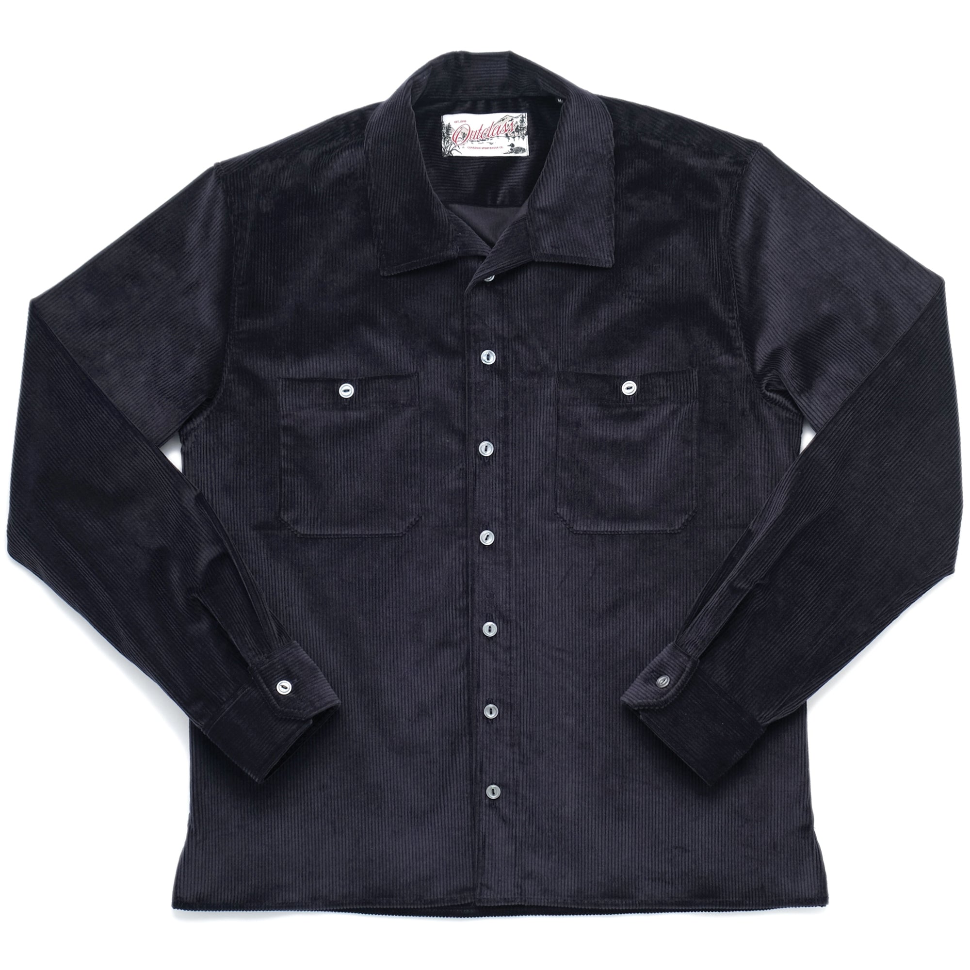 その他 TEN CORDUROY SHIRT NAVY S Navy Corduroy Club Shirt – Outclass