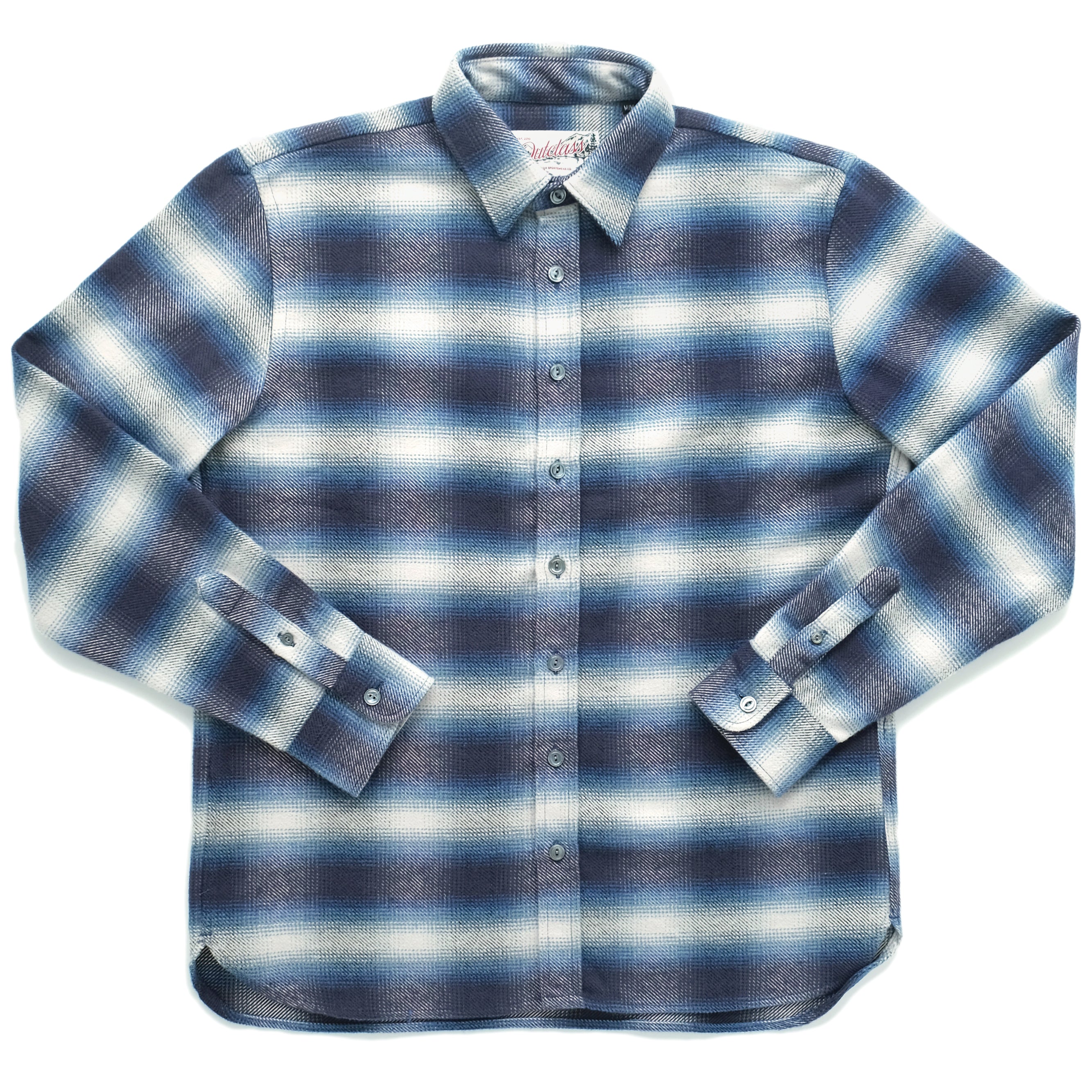 Blue Shadow Plaid Blanket Easy Shirt – Outclass