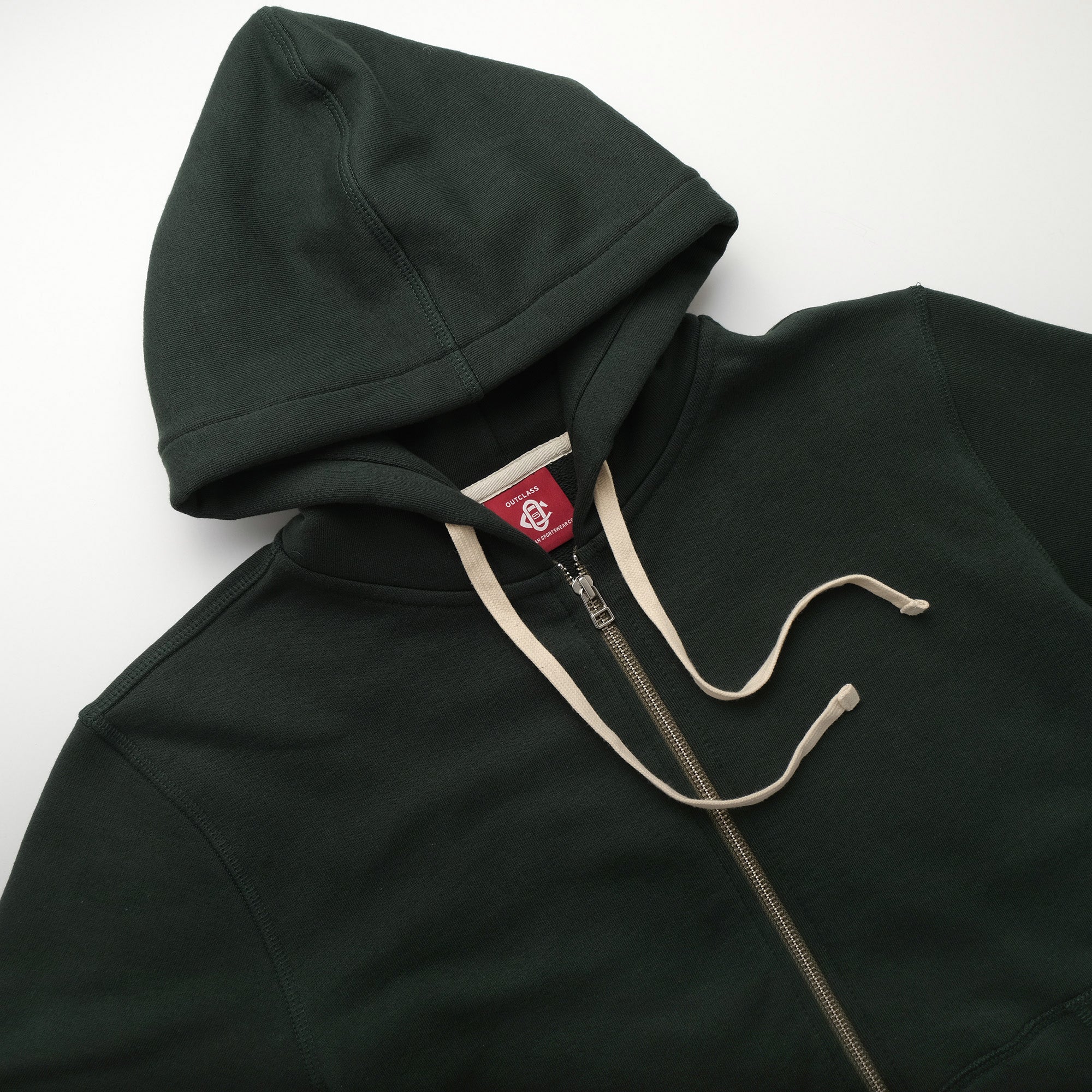 Isecai 棘 Double Zip-Up Hoodie Mサイズ Spruce French Terry Zip-up Hoodie – Outclass