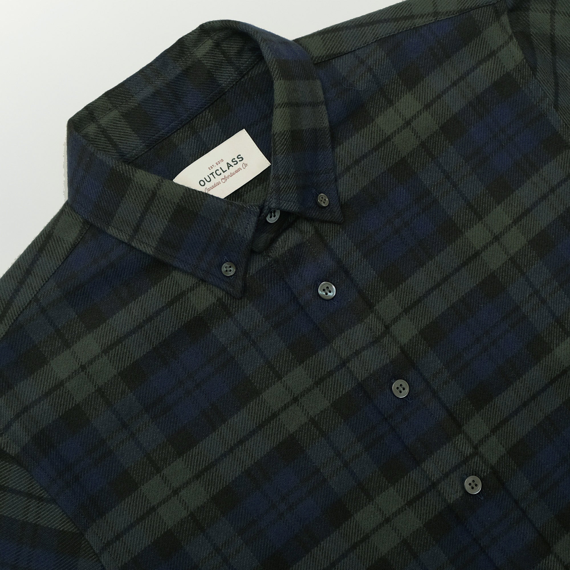 Black Watch Plaid Flannel Classic Shirt – Outclass