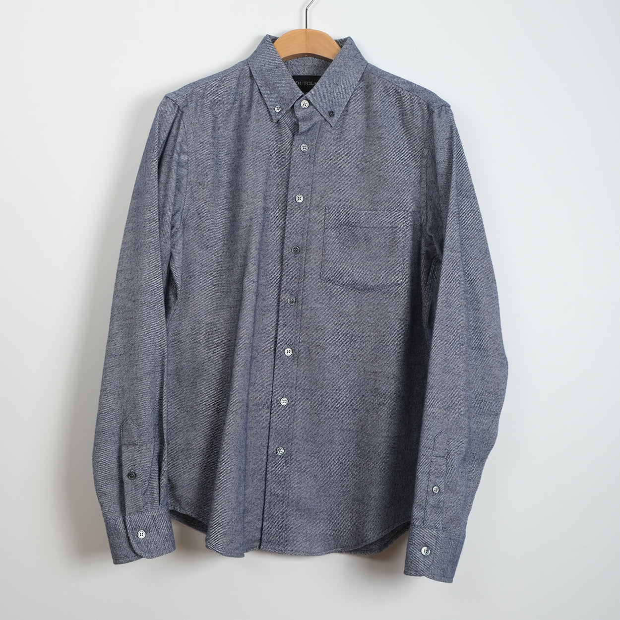 M - Denim Blue Twill Flannel L/S Shirt