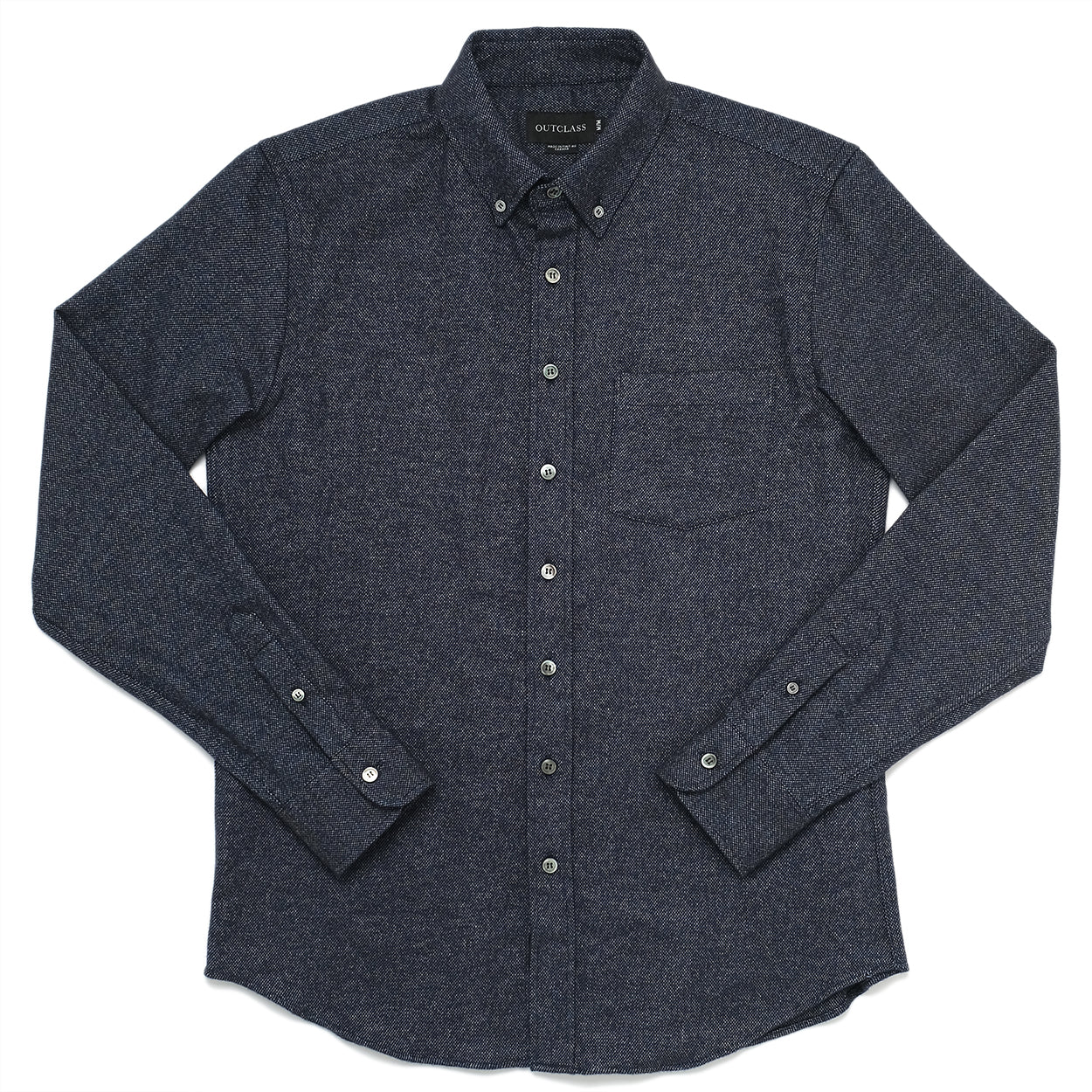 Indigo Tweed Flannel Shirt