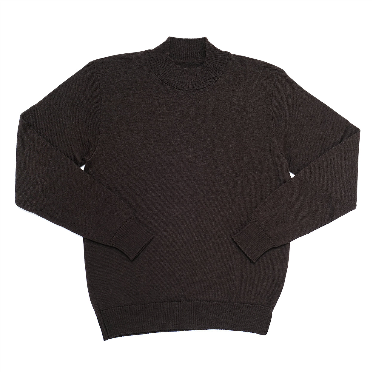 Mocha Mockneck Pullover Sweater