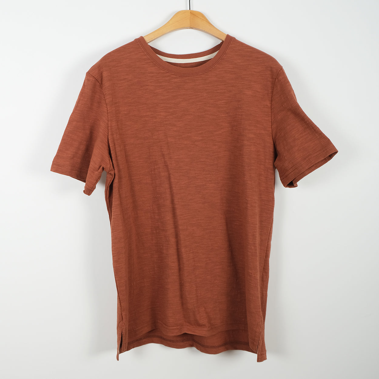 L - Terracotta Slub S/S T-Shirt