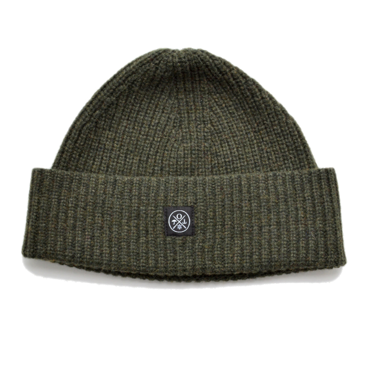 Olive Recycled Wool Toque