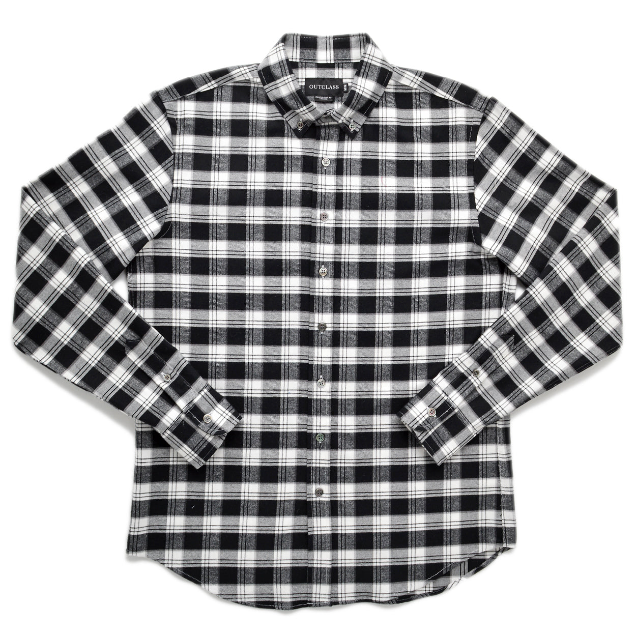 Black Plaid Flannel Shirt – Outclass