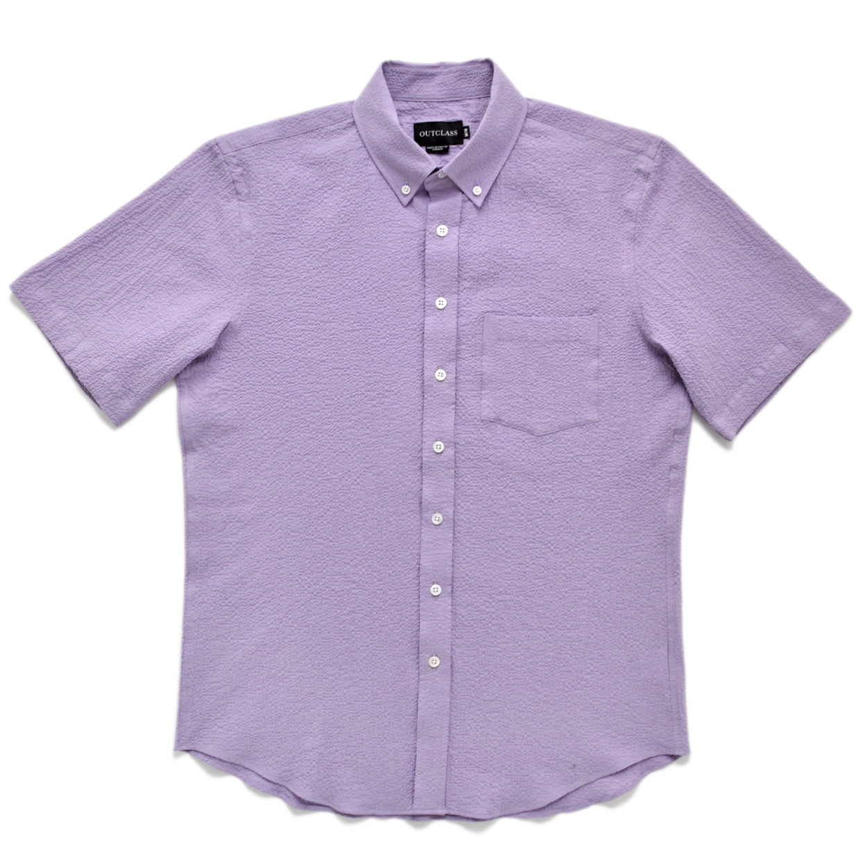 Lavender Seersucker S/S Shirt
